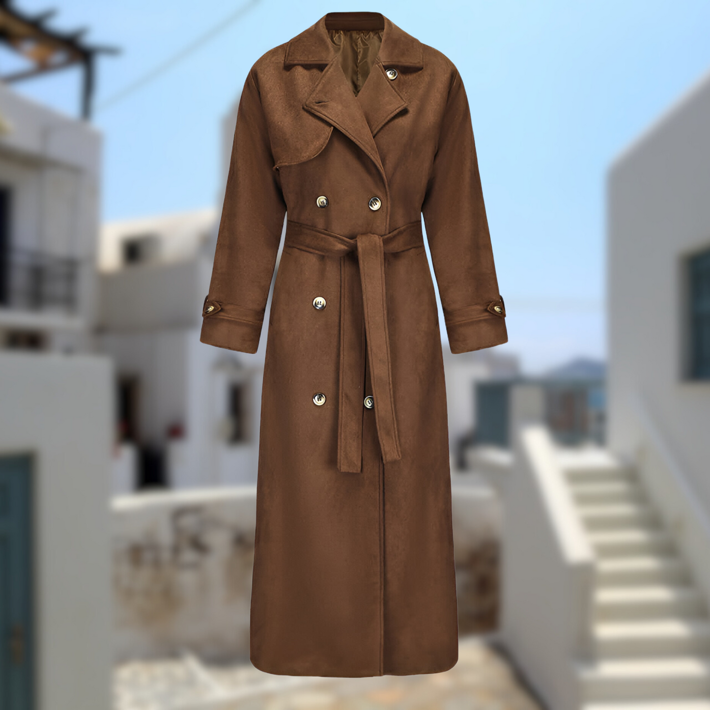 NORA | SUEDE TRENCHCOAT