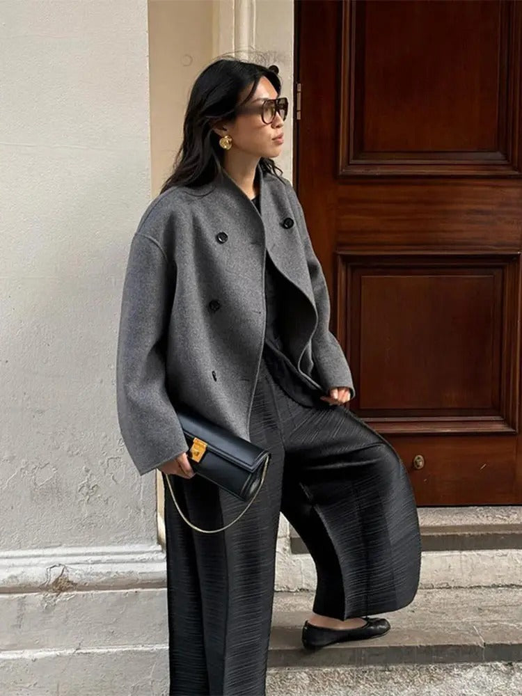 Giulia Oversized Wool Coat