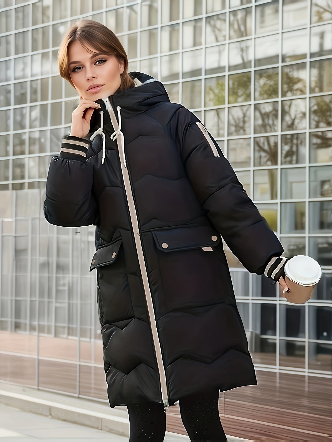 Stylish Warm Puffer Winter Jacket