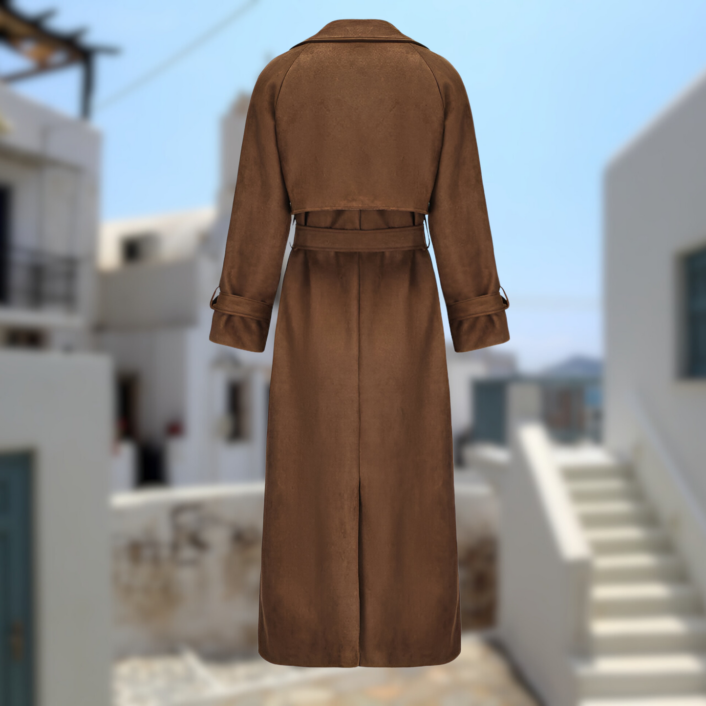 NORA | SUEDE TRENCHCOAT