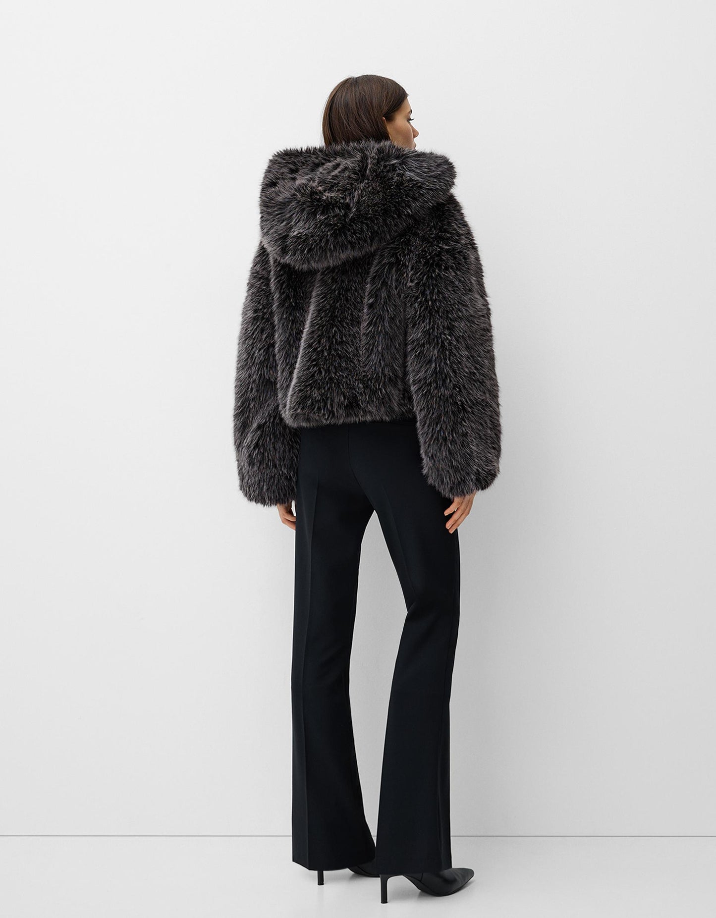 MIRANDA | Hooded Faux Fur Jacket