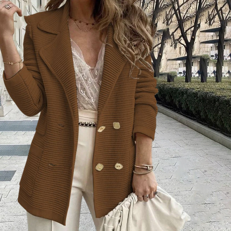 Casual Solid Colour Coat