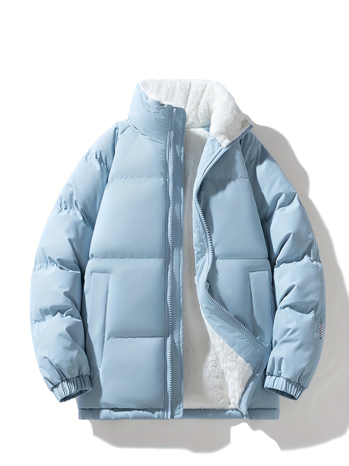 Stylish Warm Fleece Puffer Winter Jacket