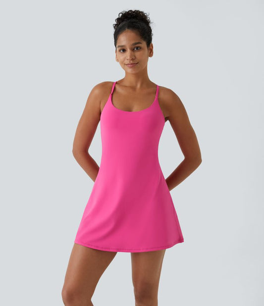 Softlyzero™ Plush Backless Active Dress