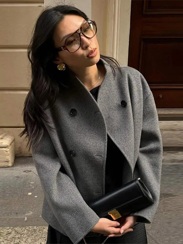 Giulia Oversized Wool Coat