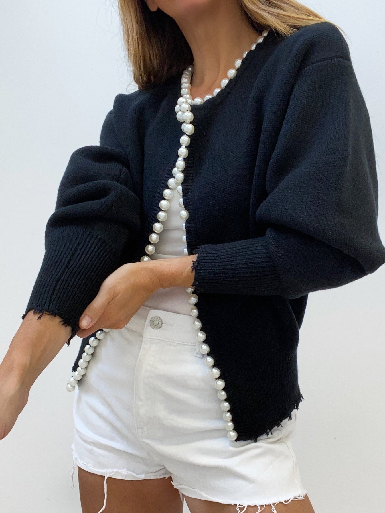 JENN / CHIC PEARL CARDIGAN