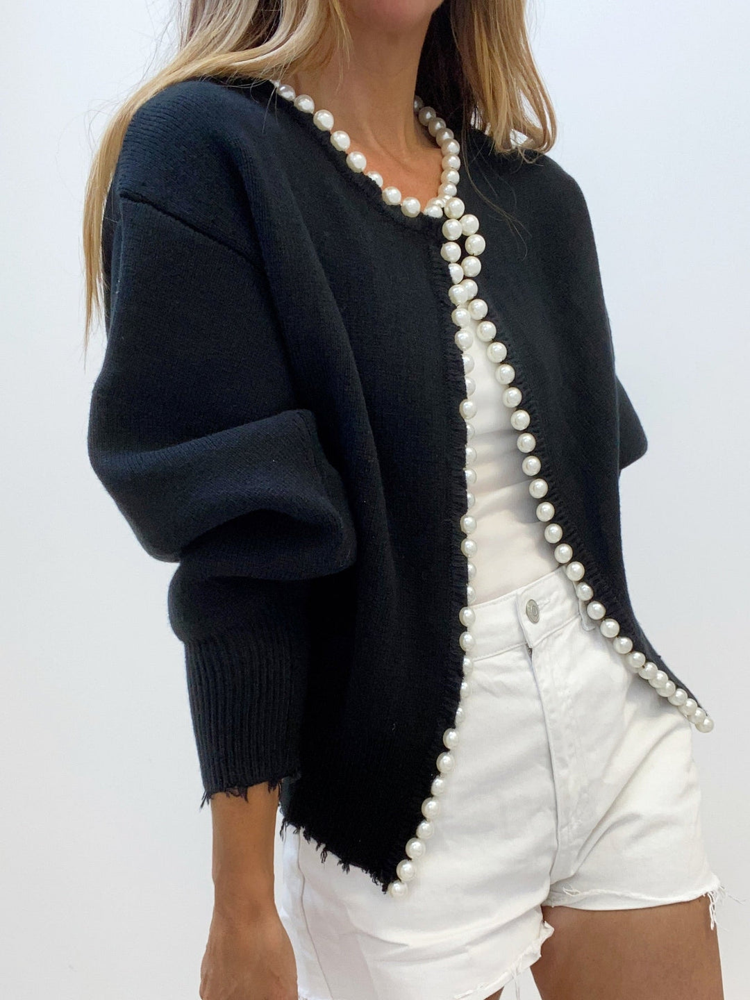 JENN / CHIC PEARL CARDIGAN