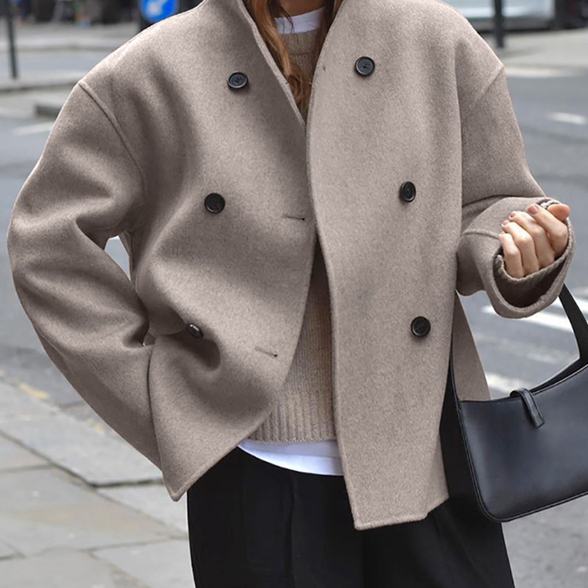 Giulia Oversized Wool Coat