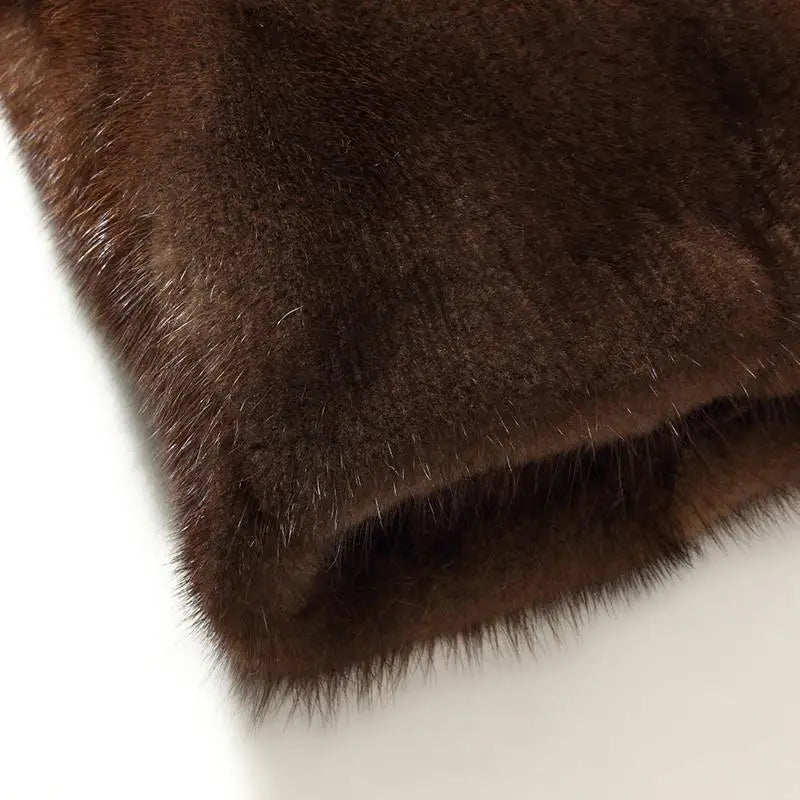 MARCO | New Winter Men Luxurious Faux Mink Coat