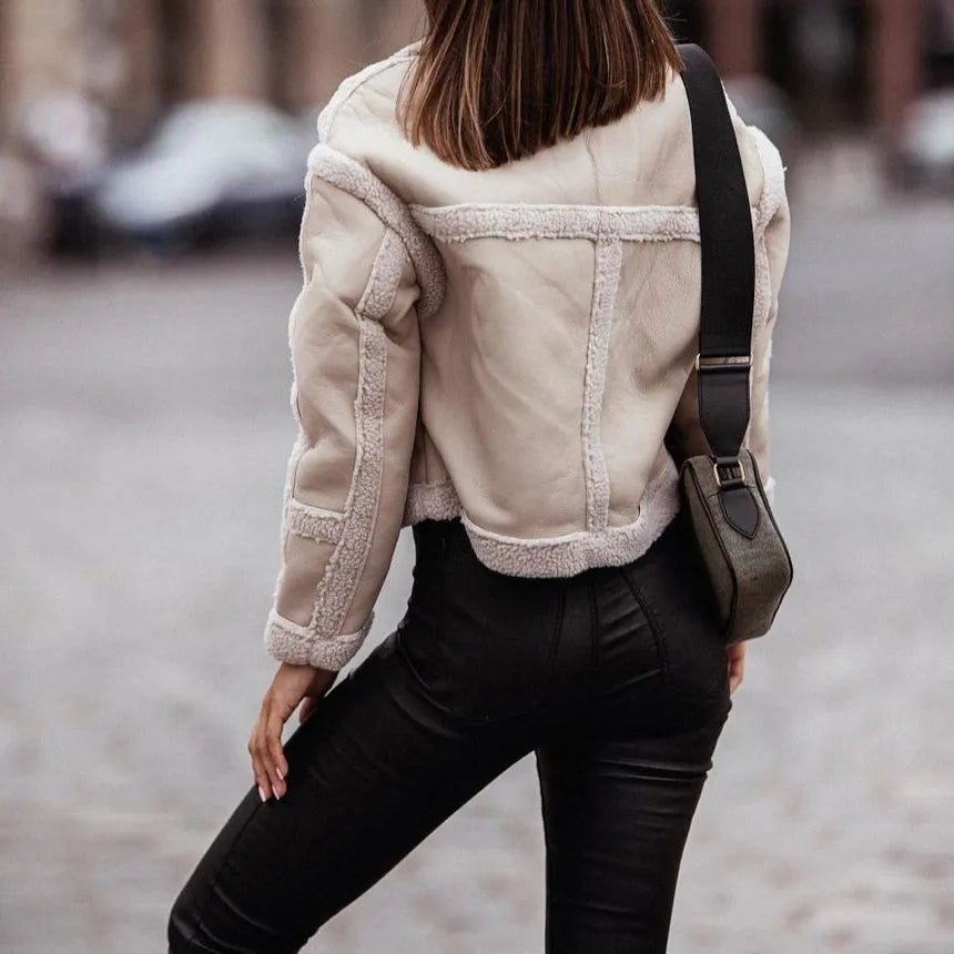 MIRANDA | Stylish Retro Leather Jacket