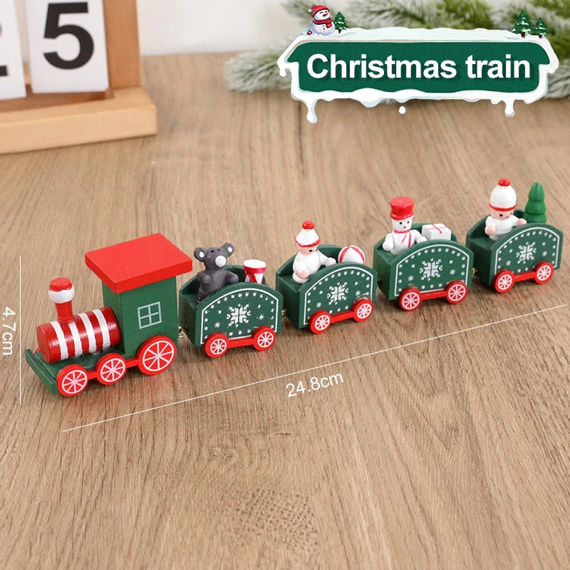 Christmas Wooden Train