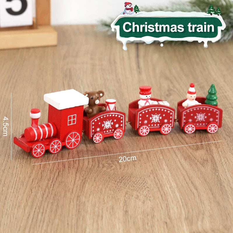 Christmas Wooden Train