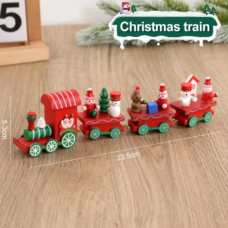 Christmas Wooden Train