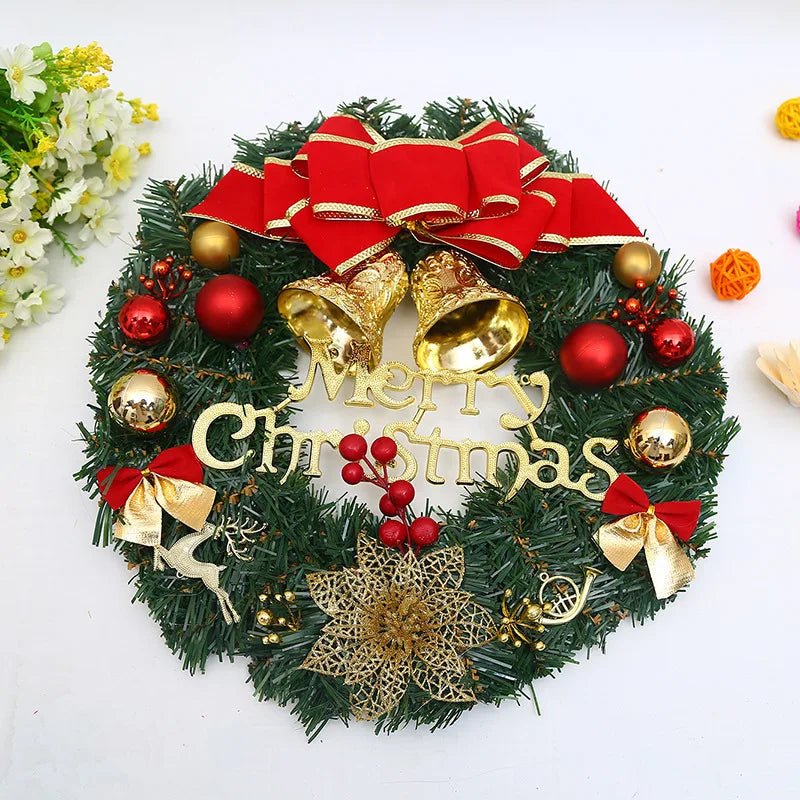 30CM Julepynt Garland Front Door Decoration 