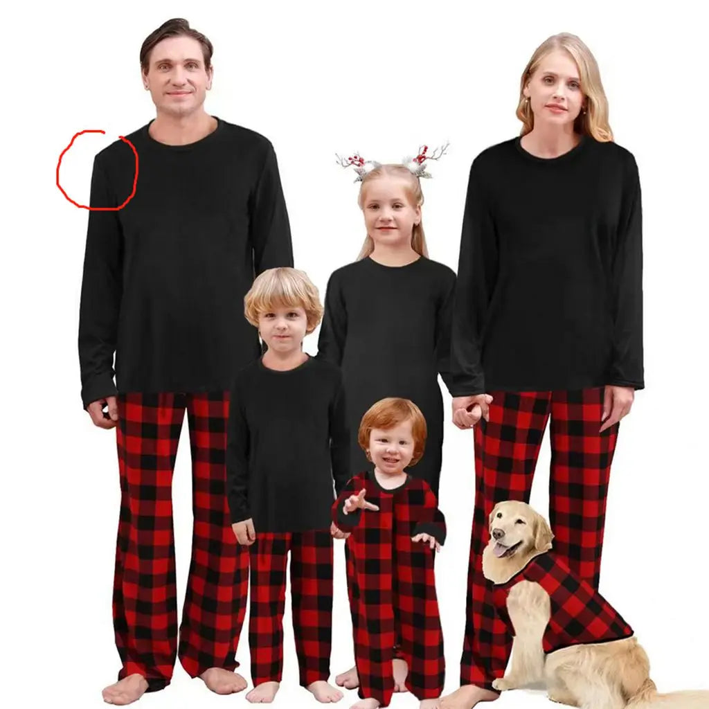 Familiematchende julepyjamas