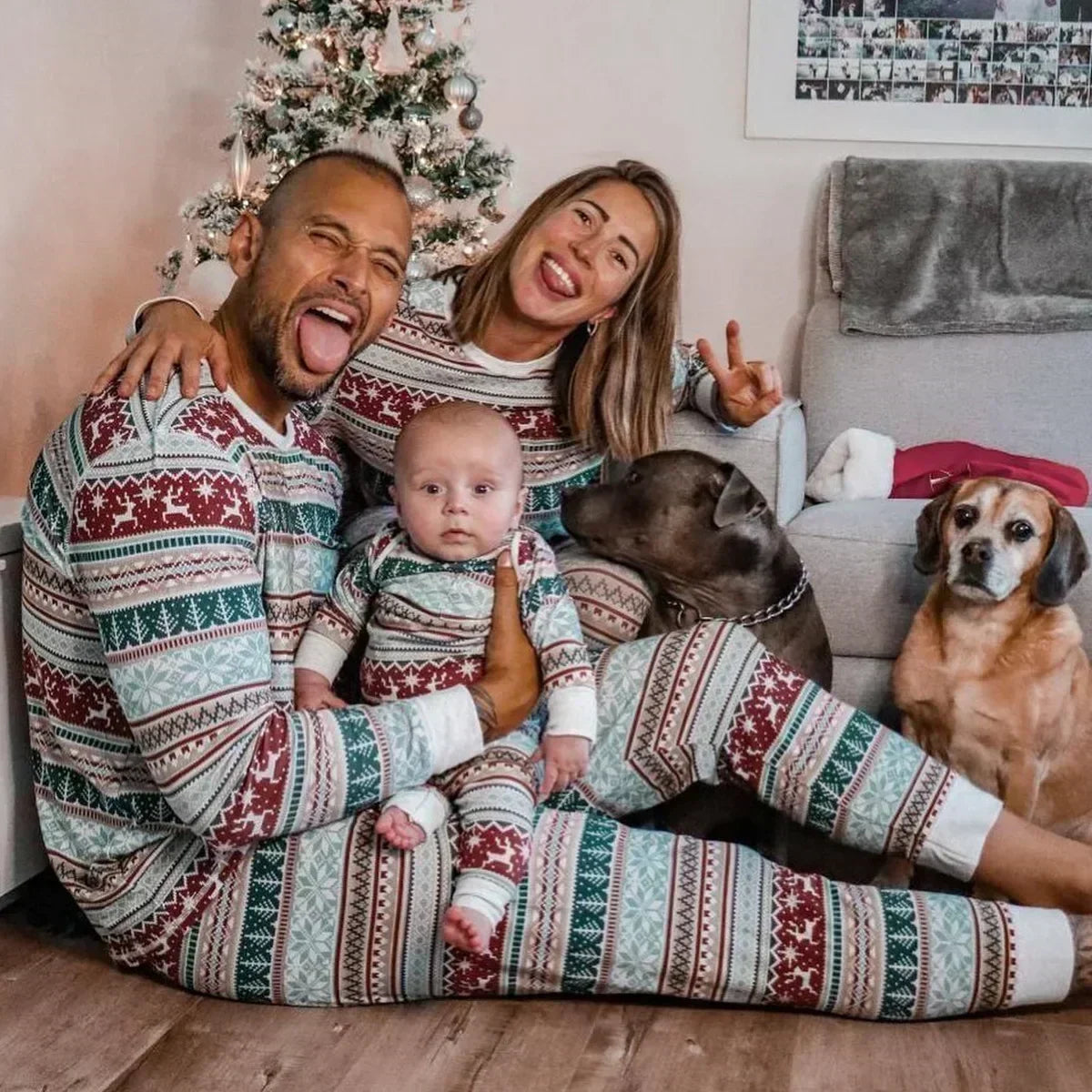 Christmas Matching Family Pajamas Set