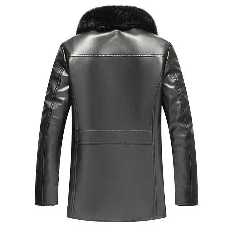 MARCO | Winter Faux Fur Collar Leather