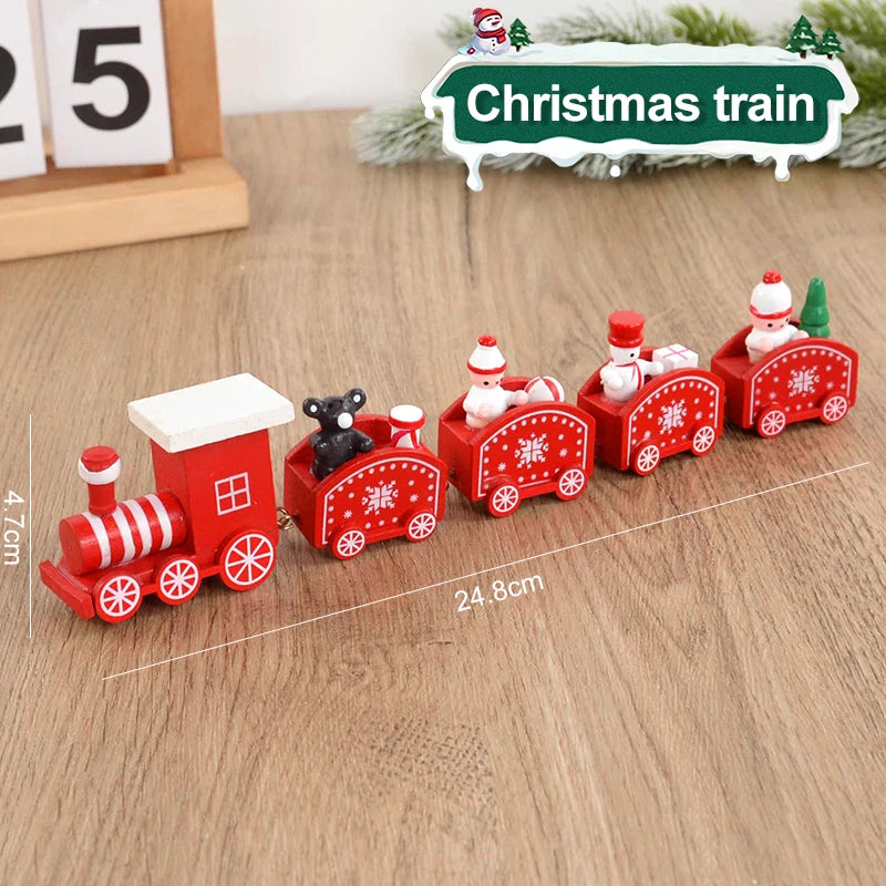 Christmas Wooden Train