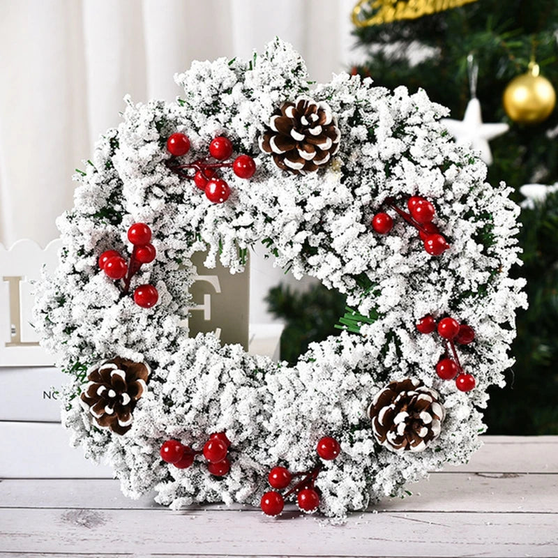 30CM Julepynt Garland Front Door Decoration 