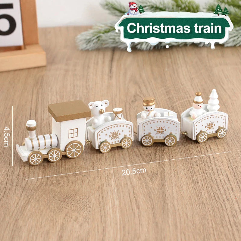 Christmas Wooden Train