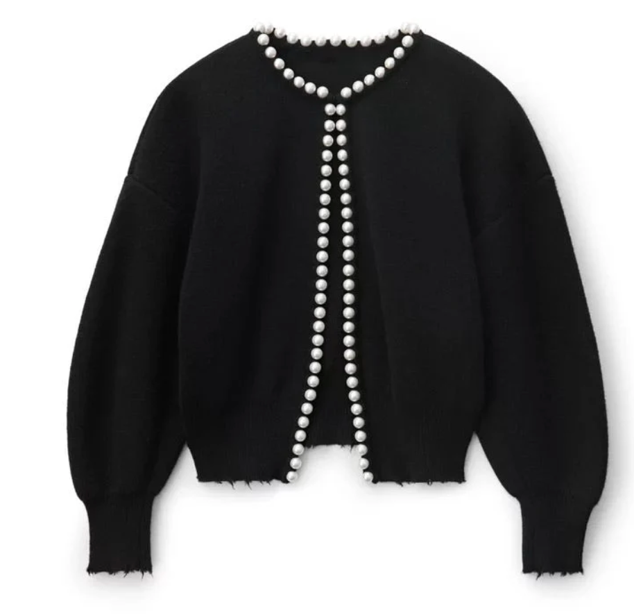 JENN / CHIC PEARL CARDIGAN