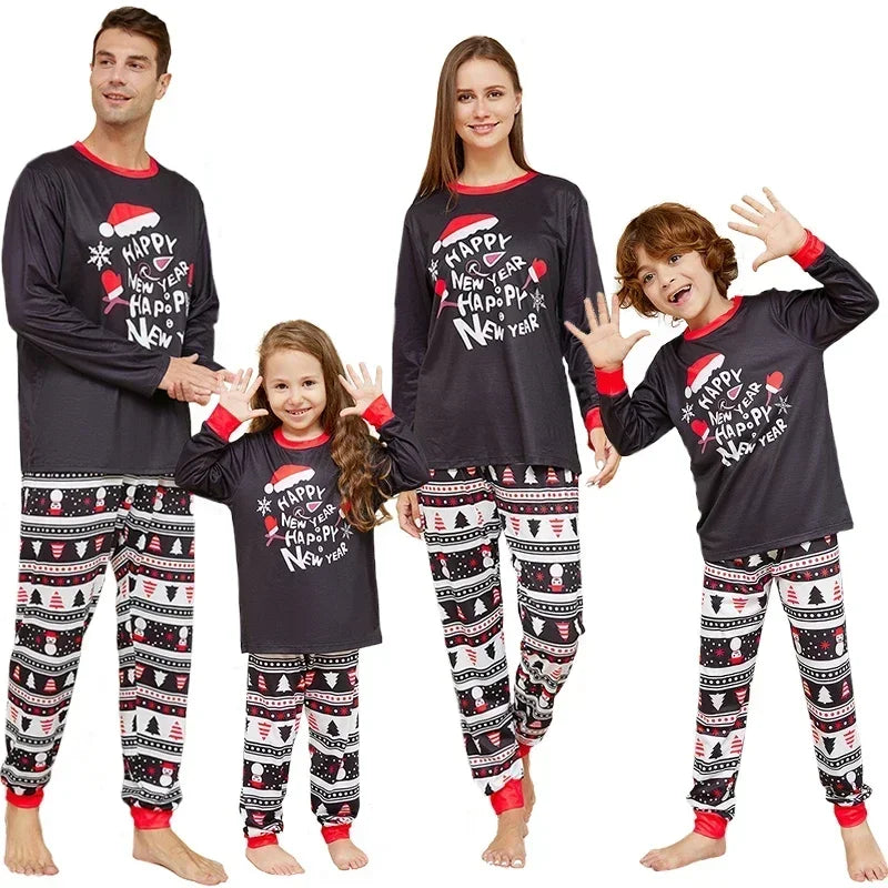 Familiematchende pyjamas 