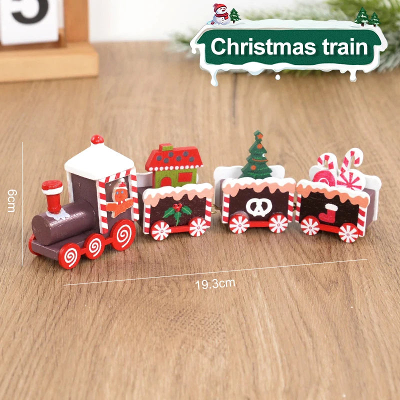 Christmas Wooden Train