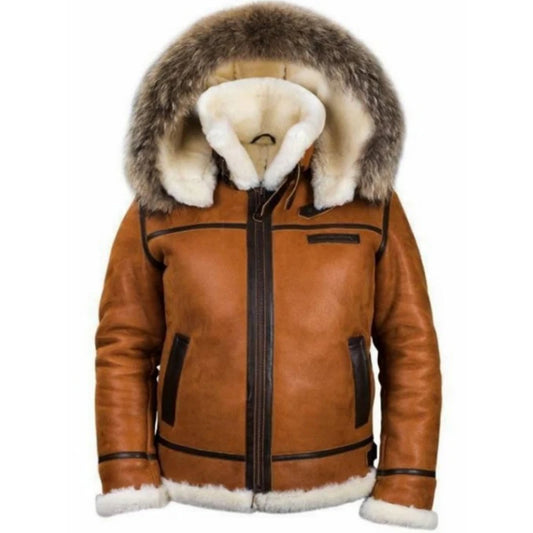 MARCO | Plush Jacket Integrated Leather Fur