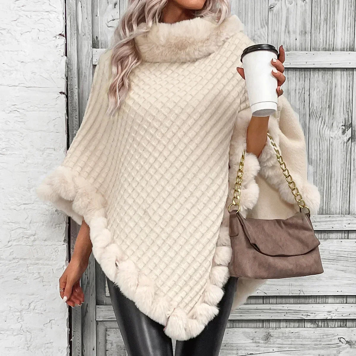 DELILAH | PONCHO SWEATER