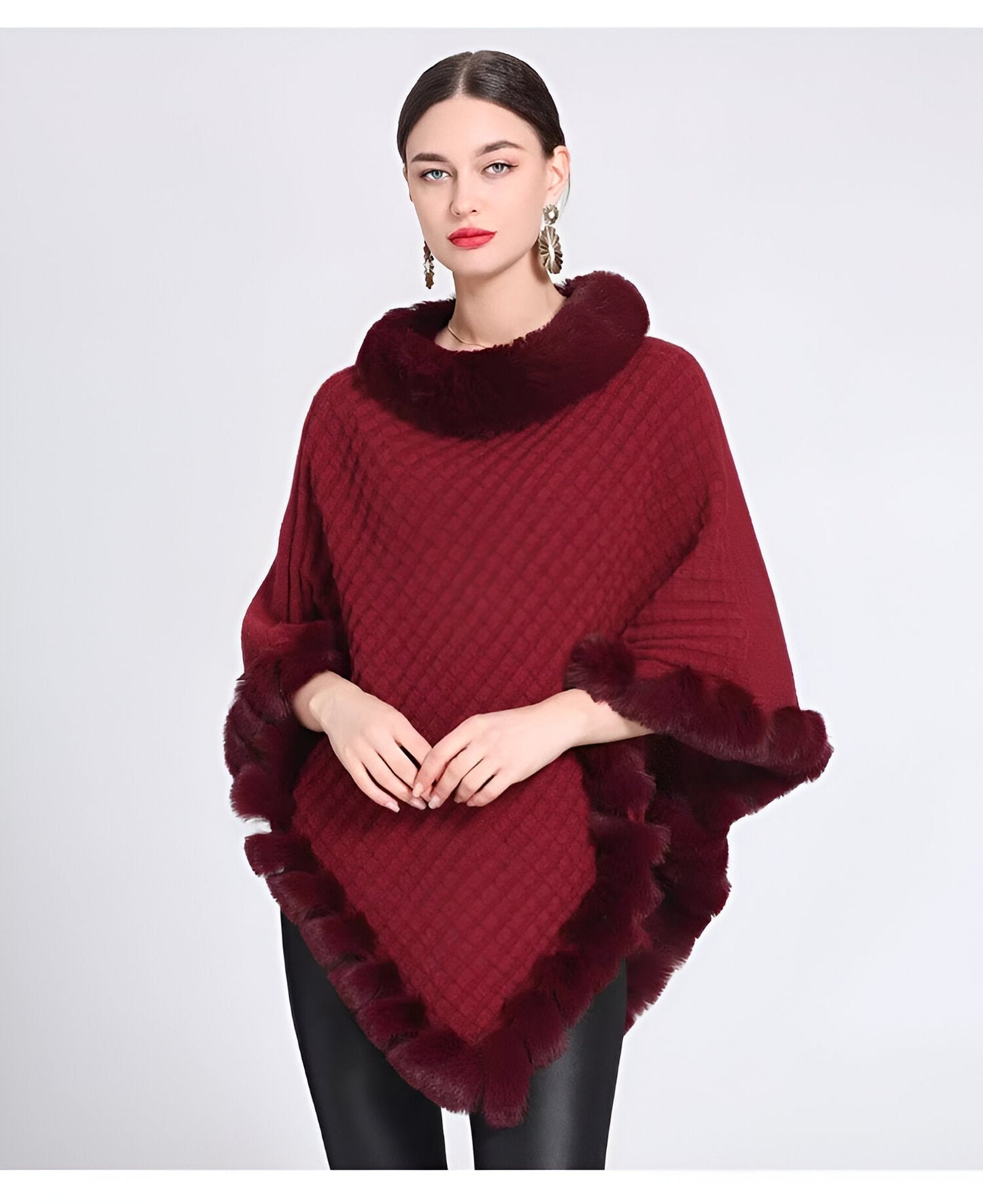 DELILAH | PONCHO SWEATER