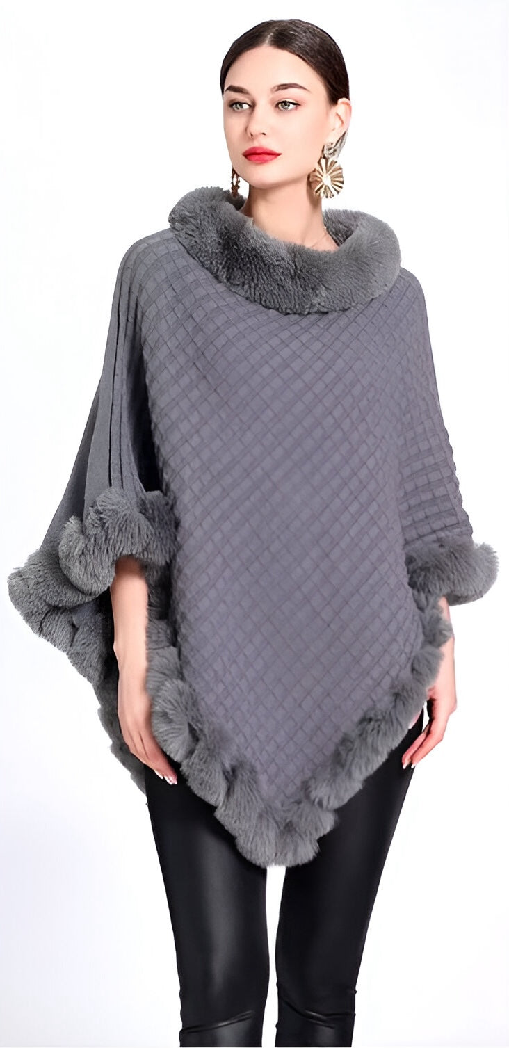 DELILAH | PONCHO SWEATER